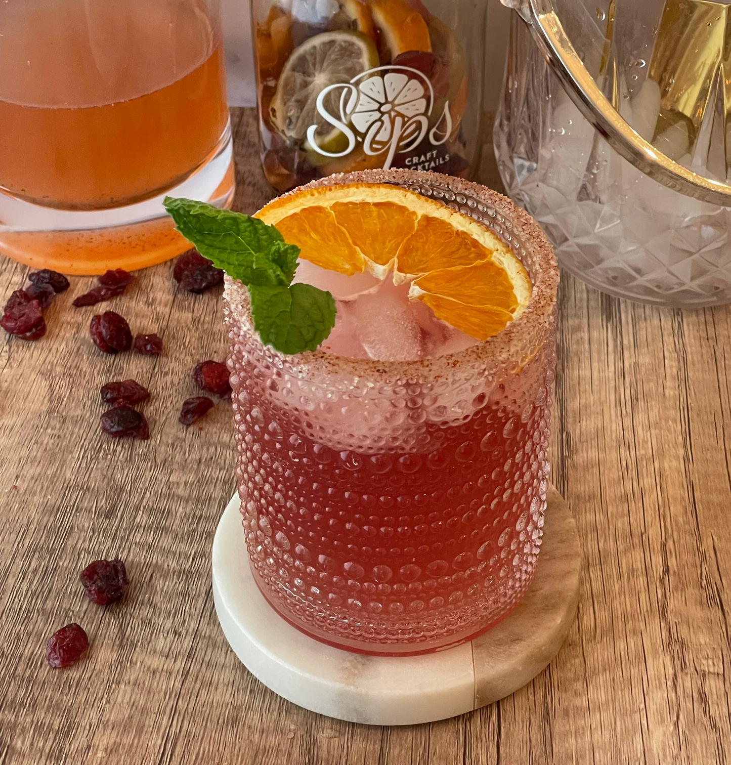 Orange Cranberry Mojito